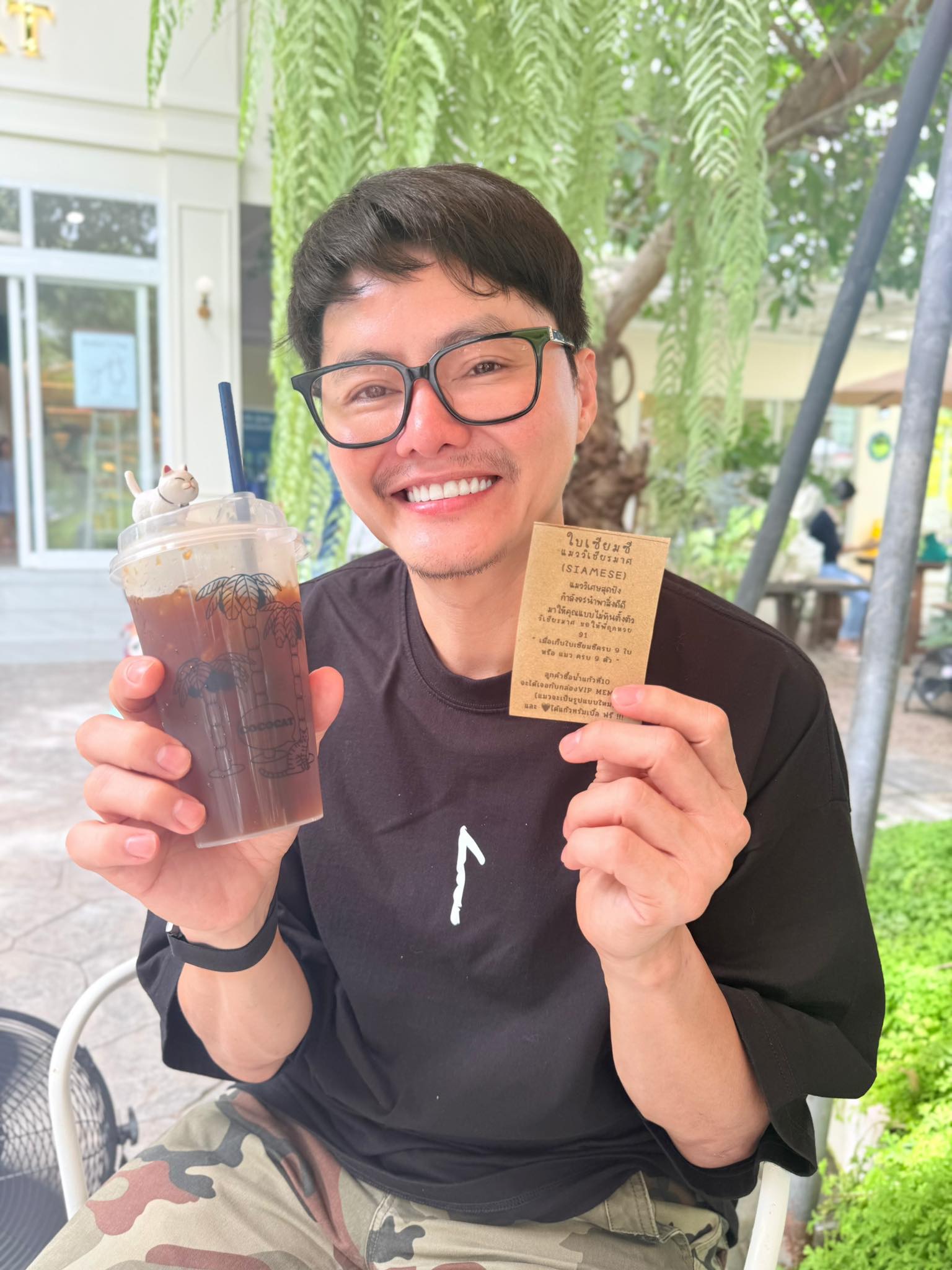 วันนี้มากินกาแฟที่ร้าน CocoCat บางคนที ร้านนี้มีกิมมิคน่ารัก น่ารักคือ